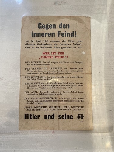 Original alliierten flugblatt - original,