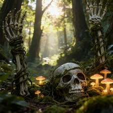 Halloween Deko Horror Skelett