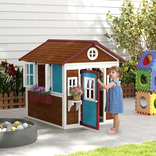 Outsunny kinderspielhaus aus - outsunny,