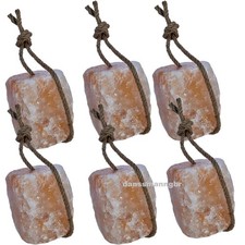 Salzlecksteine für Tiere 6 Stück mindenstens 2.25 kg pro Leckstein Tiersalz Salz