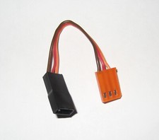 2x Adapter Kabel Empfänger JR Graupner/Futaba > Futaba Buchsen Servokabel NEU