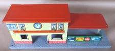 Bahnhof HWN Heinrich Wimmer Western Germany Blechspielzeug Blech 60/70er Jahre