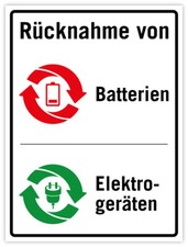 Aufkleber Recycling