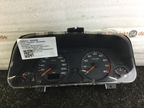 202266 tachometer peugeot 306 - tachometer,