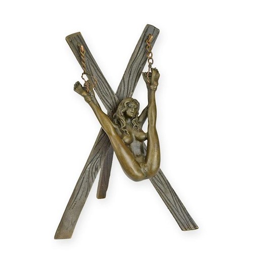 Erotische bronze figur einer - bronze,