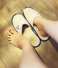 Luc Luxushotel Damen Pantoffeln Schlappen weiß Gr. 38-41 Liebhaber Sammler