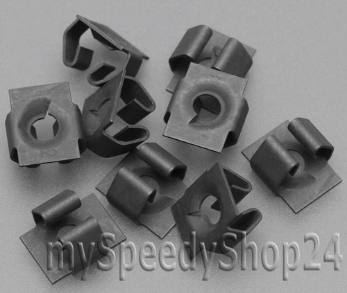 10x blechmutter unterboden - blechmutter,