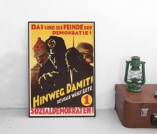 Poster SPD -Feinde der