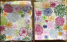 Renate Flora IKEA 2 Hausfrau Kissenbezüge Baumwolle Neu 50cm x 80cm mehrere Blumen