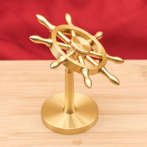 Schiff-Lenkrad-Boot-Skulptur