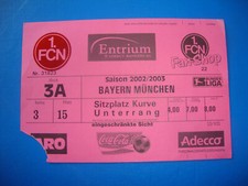 02/03 Ticket 1. FC Nürnberg