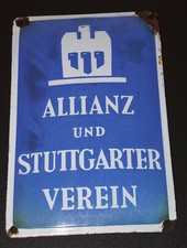Altes Emaille Reklame Schild