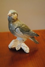 Ens Porzellan Vogel, Ammer, blauer Mühlenstempel, alt