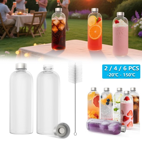 Stück trinkflasche glas - 2/4/6,