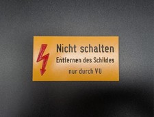 Deutsche Bahn Schild  " Nicht