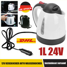 Auto 24V Auto Wasserkocher Teekocher Edelstahl Heizung Wasser Kocher 1L 250W DHL