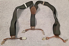 KLEIDUNG :Herren - HOSENTRÄGER mit starken Lederclips