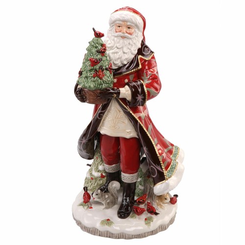 Goebel figur santa mit baum - santa,