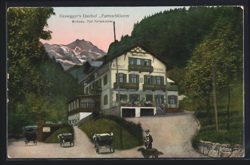 Ansichtskarte partenkirchen - ansichtskarte,