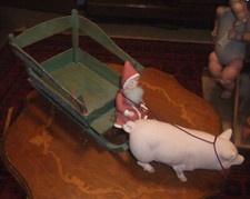 antikes Weihnachtsgespann aus