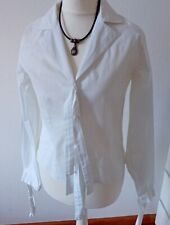 Zauberhafte Bluse ANNE FONTAINE weiß Schleifen Gr. 36