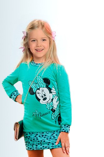 Mädchen tunika kleid pullover - kleid,