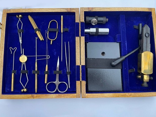 Fliegenbindewerkzeug set mit - fliegenbindewerkzeug-set,