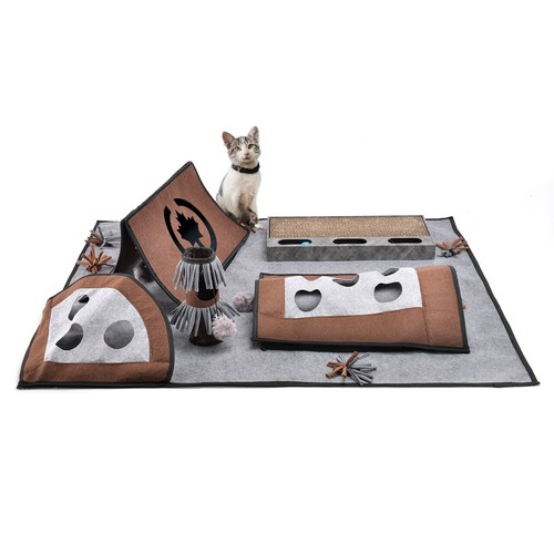 Katzenspielteppich