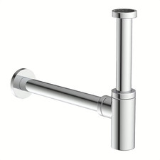 DESIGN Siphon  f. Waschtischarmaturen 1 1/4" sifon  messing  verchromt