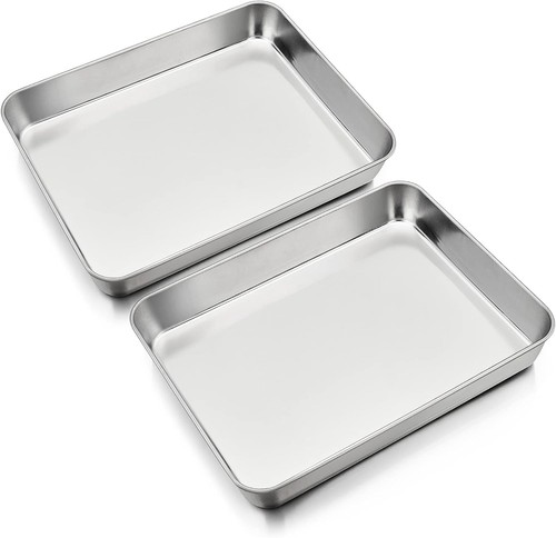 Backblech edelstahl kleine - backblech,,