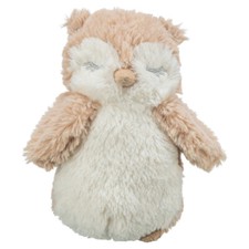 Trixie Hundespielzeug Eule 18cm Plüsch, geräuschlos, nachhaltig für Hunde
