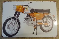 Zündapp Classic Motorrad Vintage Metallschild  30,48x20,32 cm
