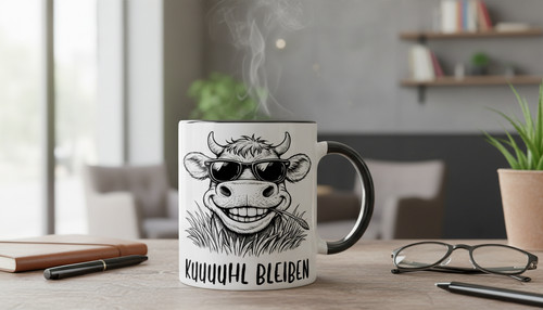 Kuh tasse kuuuhl bleiben - kuh,