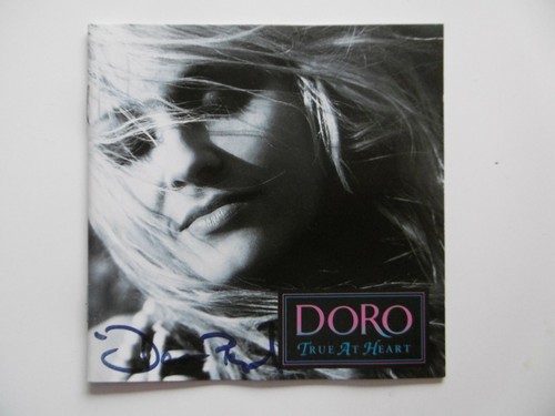 Doro pesch autogramm - autogramm, cd