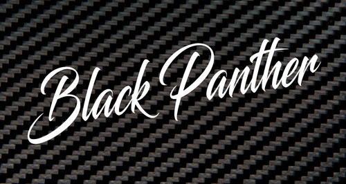 Aufkleber black panther auto - black,