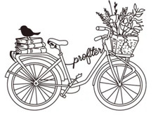 Stempelplatte Fahrrad