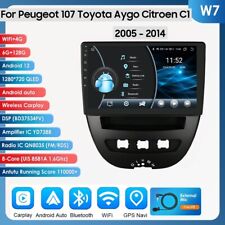 Auto Radio für Peugeot 106 107 Citroen C1 Toyota Aygo CarPlay BT5.0 DSP 6+128GB