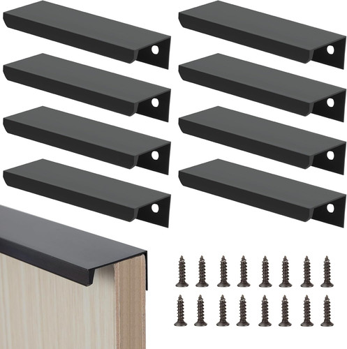 Schwarz möbelgriffe 80mm - schwarz,