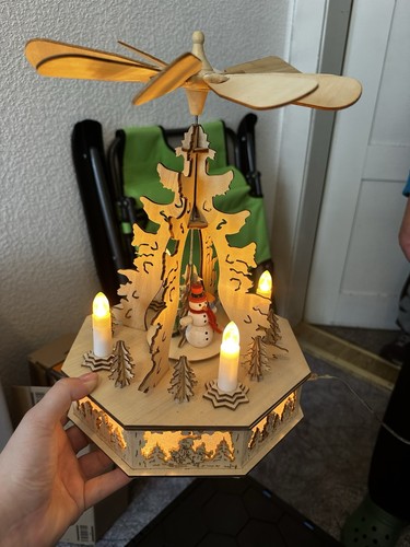 Weihnachtspyramide schneemann - weihnachtspyramide,