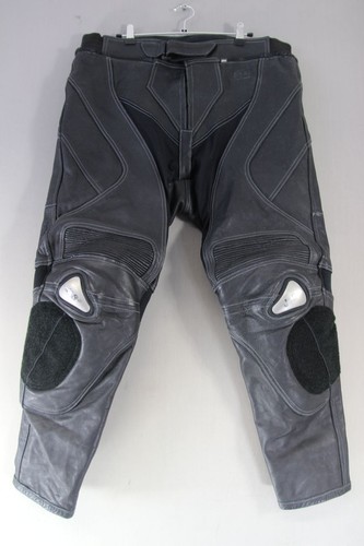 Schwarze lederhose hüft - schwarze,