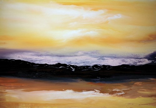 Abstrakte landschaft natur - abstrakte,