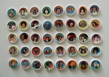 POP Star Gallery - Coca Cola Knibbelbilder -Vollständiger 40ziger Satz - 1983