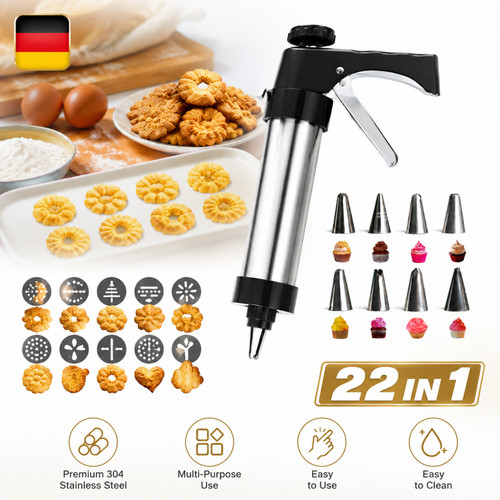 Gebäckpresse edelstahl - gebäckpresse,
