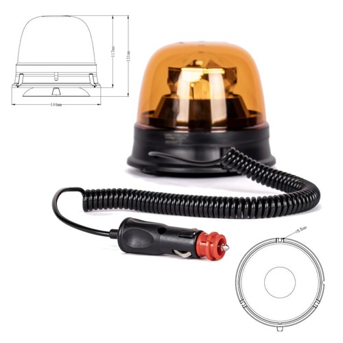 Led rundumleuchte 12v 24v - 12v, /