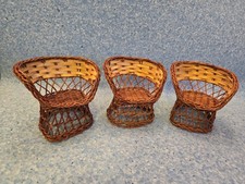 3 Korbsessel für Barbies