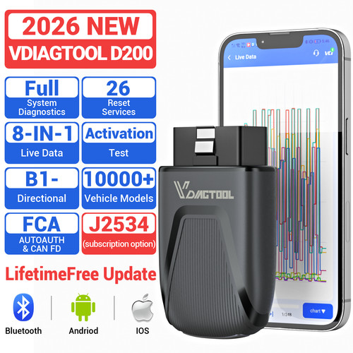 Vdiagtool d200 profi obd2 - 👍vdiagtool,