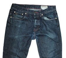 G-Star 3301 Straight SE Selvedge Herren Jeans W33 L32 (fällt wie W33 L30) Blau