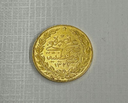 Goldmünze 100 piaster 1910 - goldmünze,