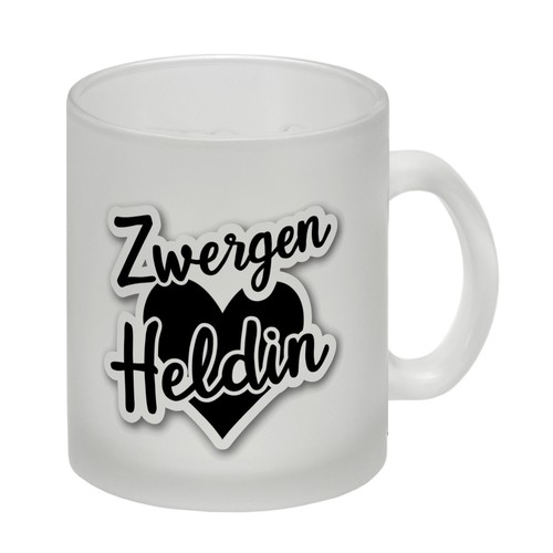 Zwergen heldin mit herz glas - zwergen,