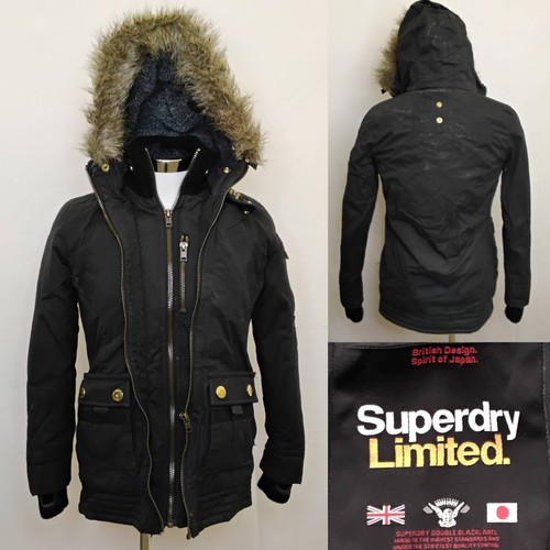 Superdry limited parka black - parka,